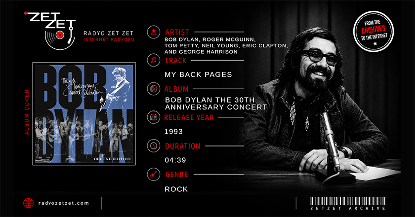 Bob Dylan, Roger Mcguinn, Tom Petty, Neil Young, Eric Clapton and George Harrison My Back Pages